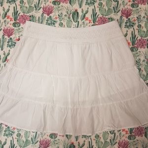 O'Neill white cotton summer skirt M